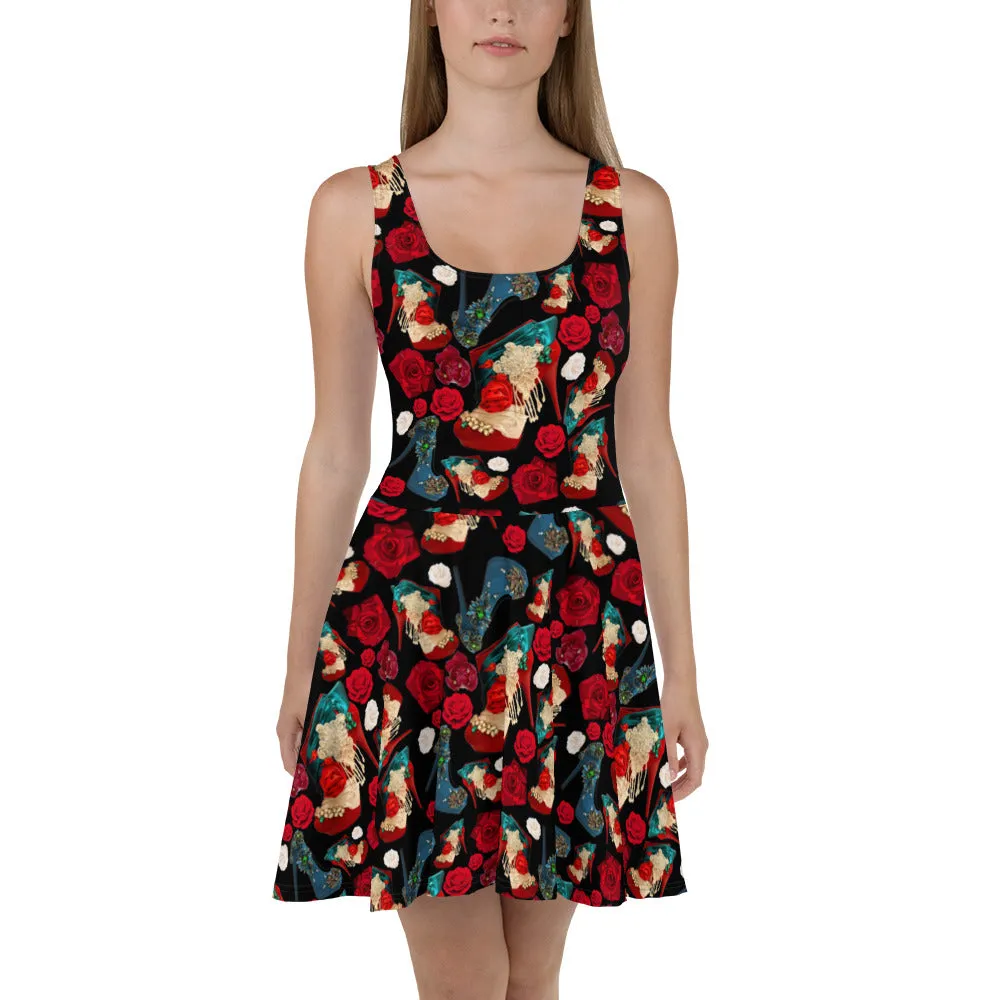 Dress 'Black red'