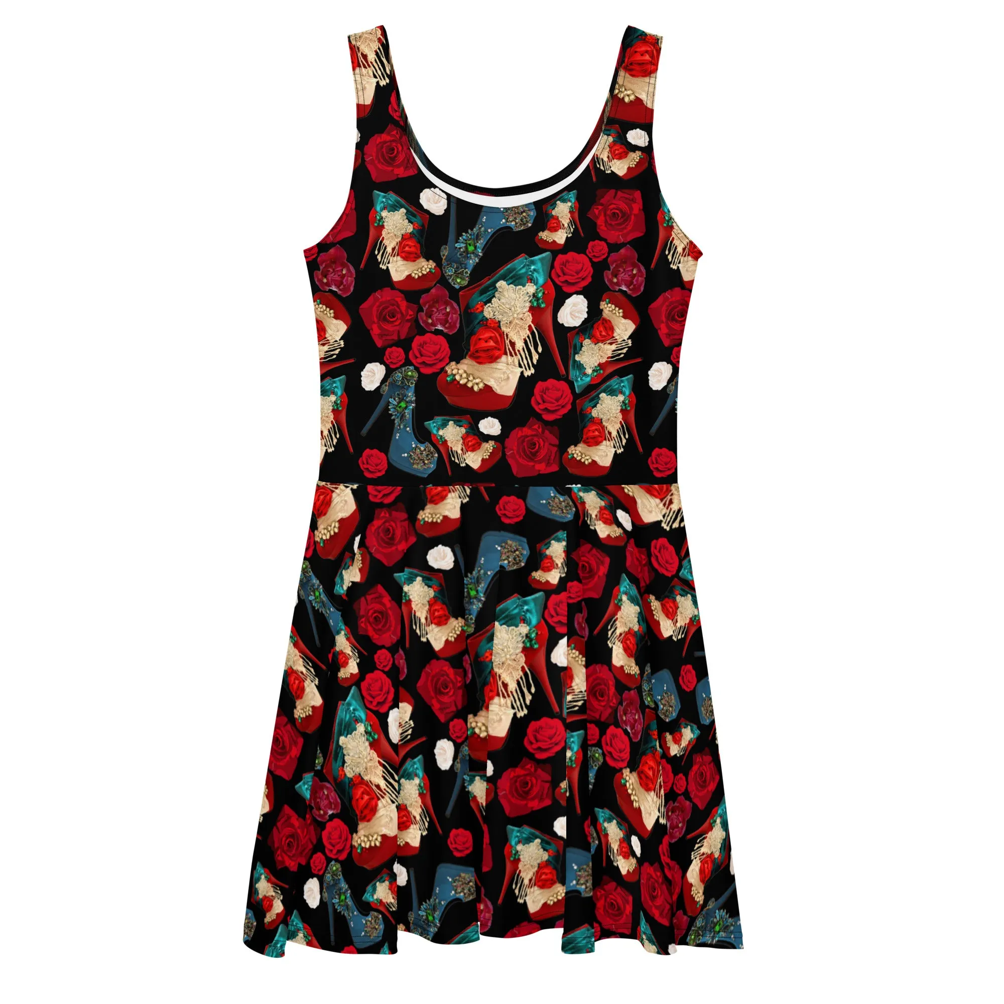 Dress 'Black red'