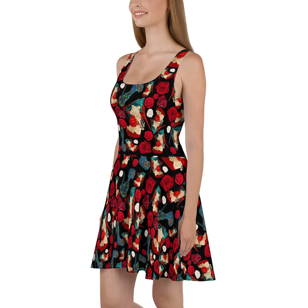 Dress 'Black red'