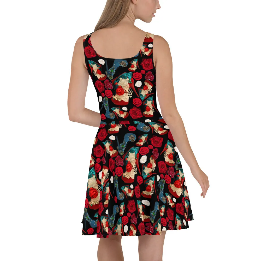 Dress 'Black red'