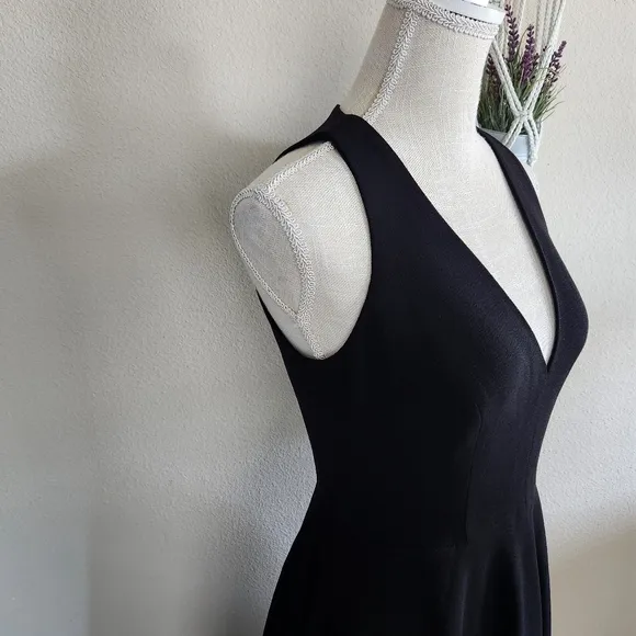 Dress the Population Black Catalina Fit &amp; Flare Cocktail Dress Size Small NWT