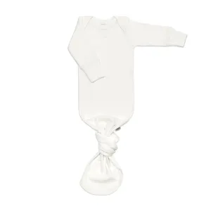 Eco White Gown | Organic Knot Gown | Gender Neutral