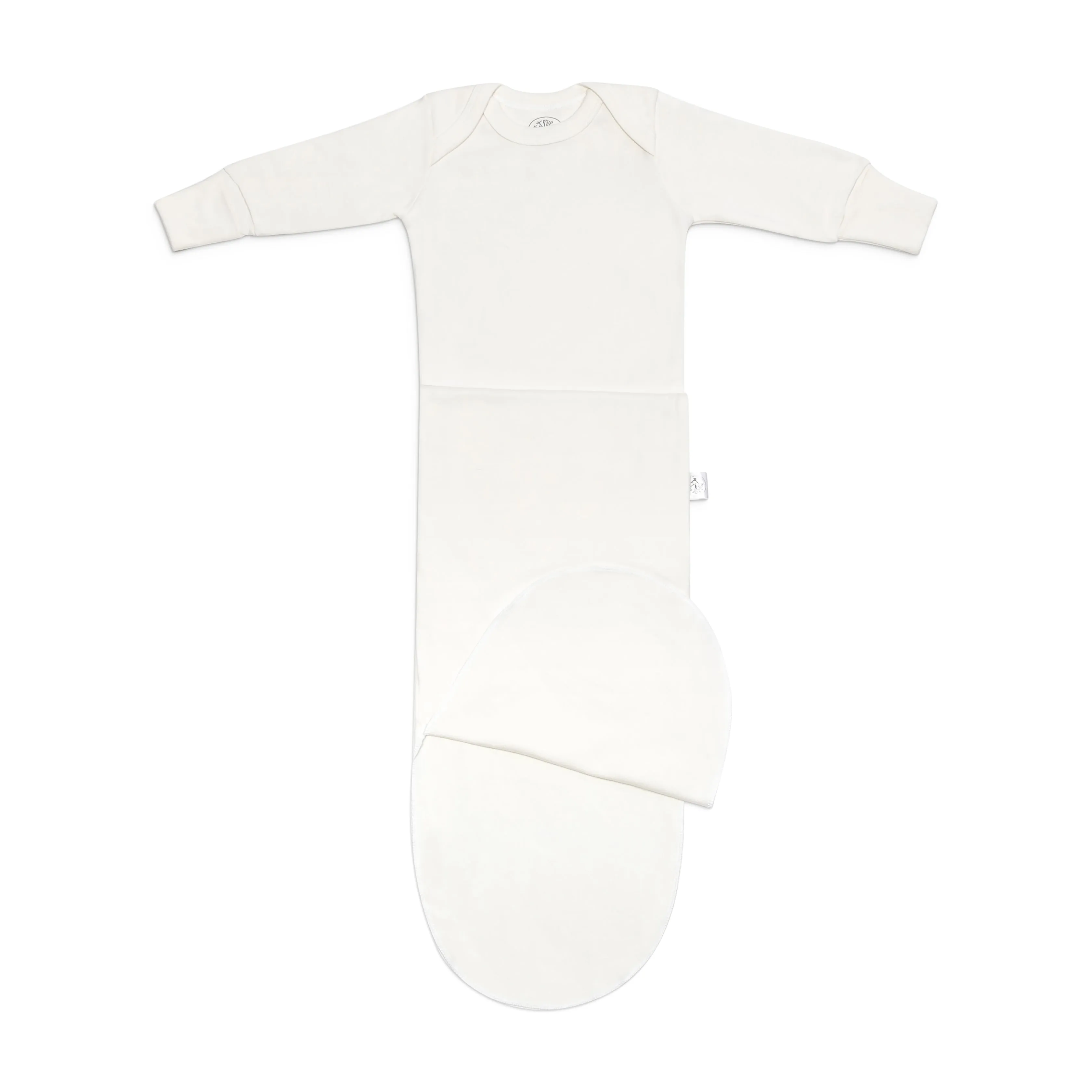 Eco White Gown | Organic Knot Gown | Gender Neutral