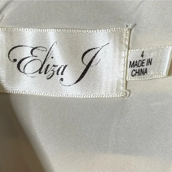 Eliza J Navy White Pink Stripe Sheath Dress Sz 4