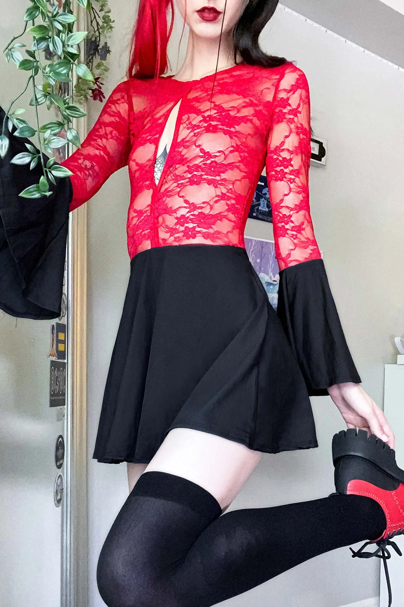 Emotional Flared Dress