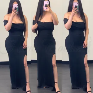 Empress Gown-(Black)