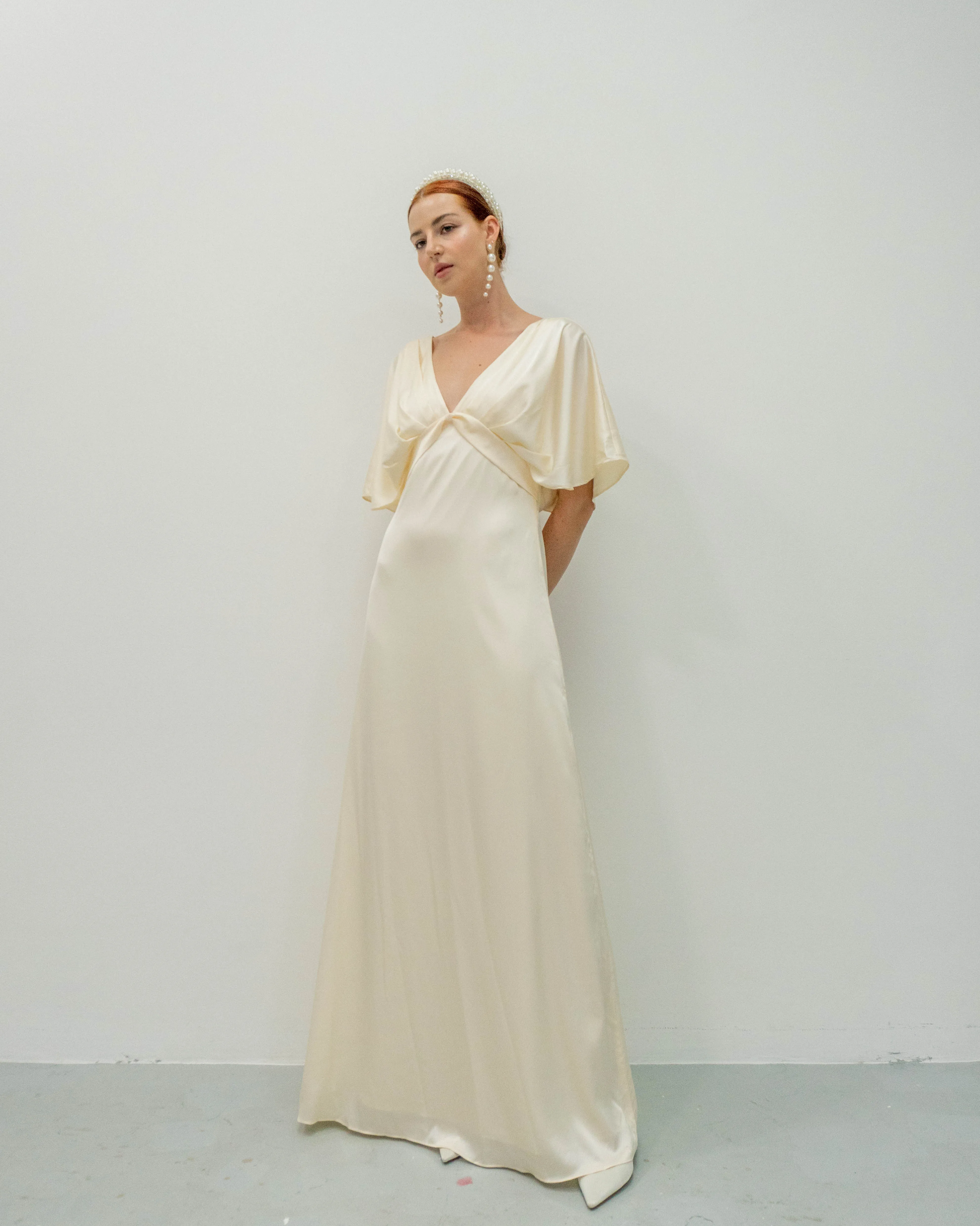Esther Open Back Floor Length Dress