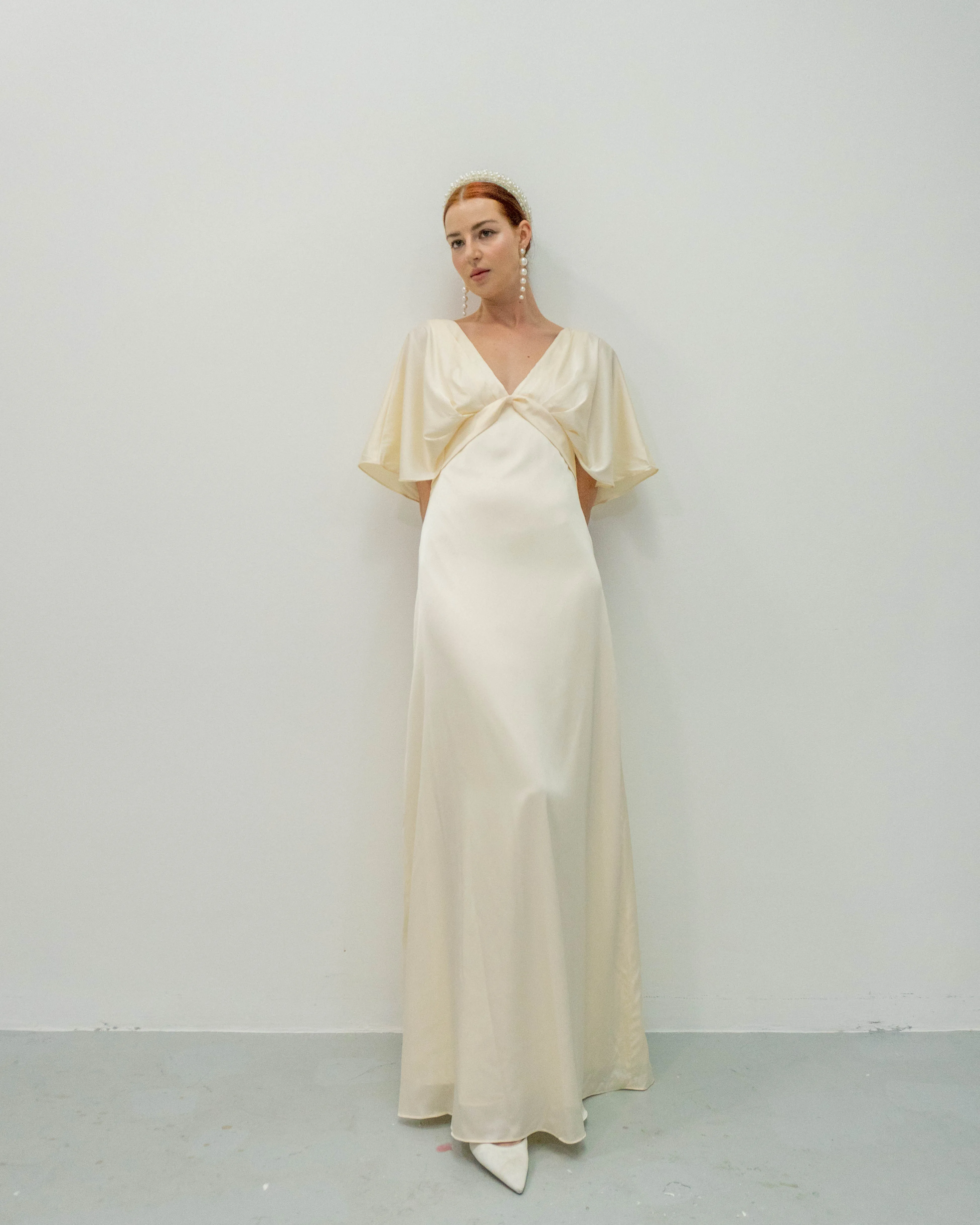 Esther Open Back Floor Length Dress