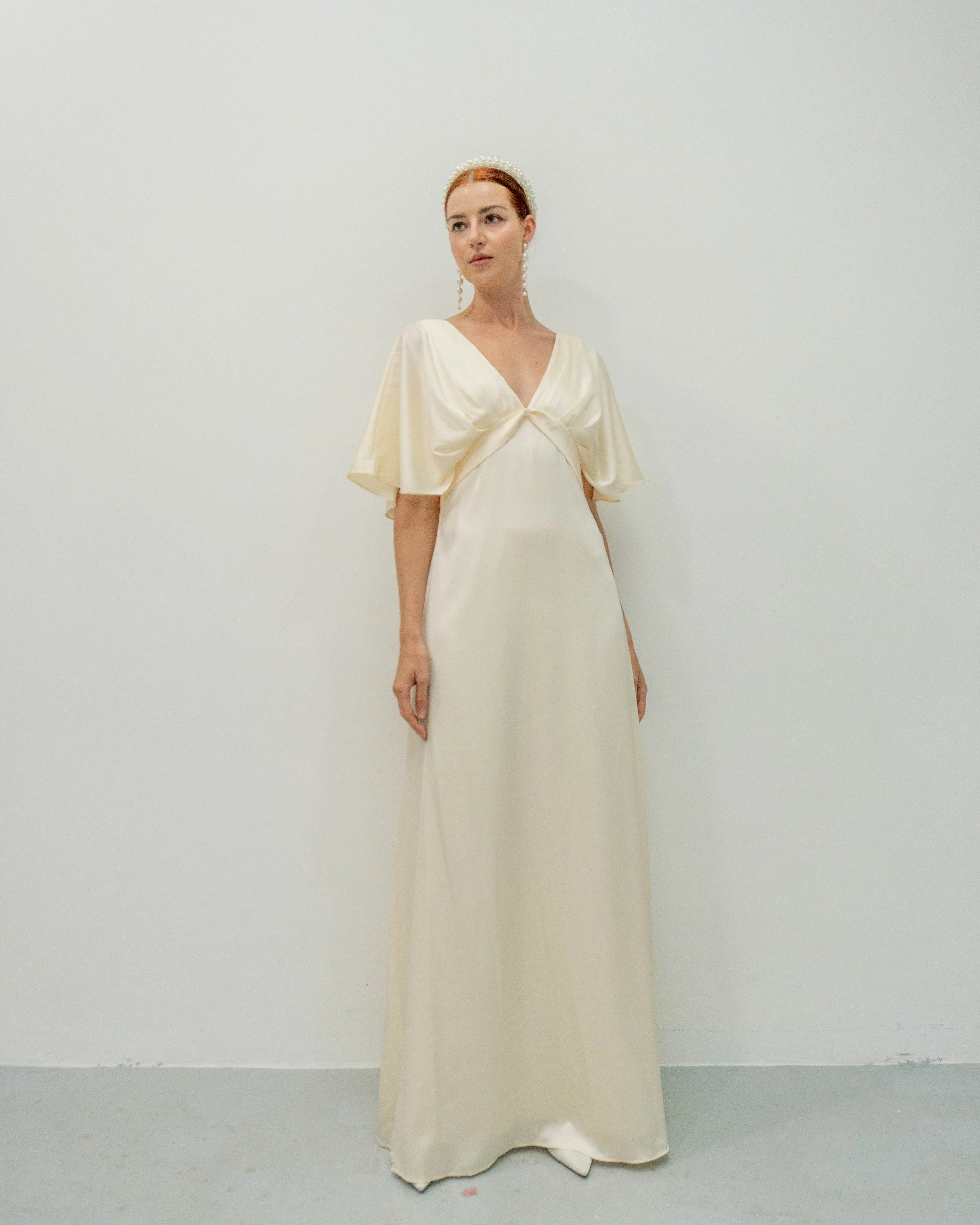 Esther Open Back Floor Length Dress
