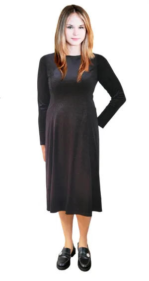 Evening Glitter Flowy Dress