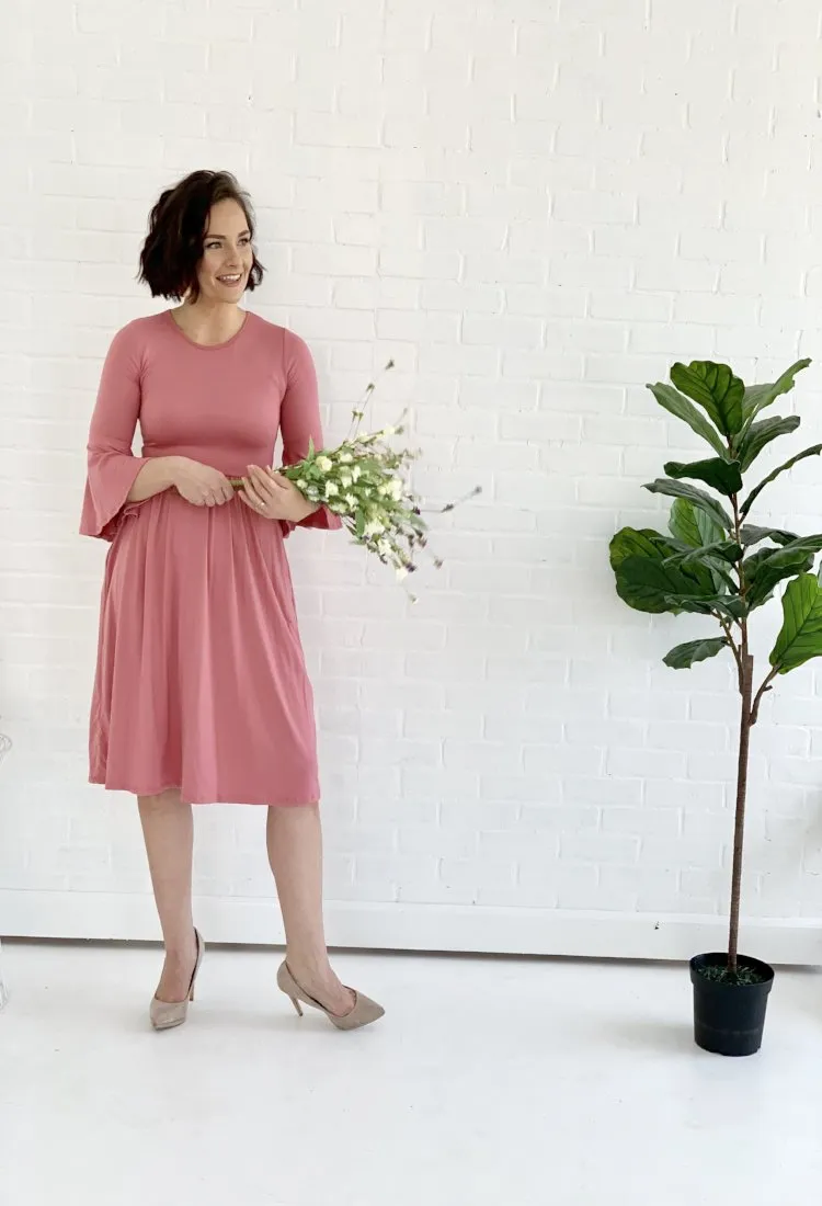 Everly Ruffle Dress-Final Sale