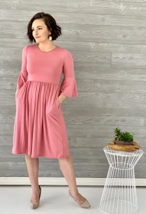 Everly Ruffle Dress-Final Sale