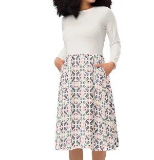 Farmhouse Christmas Midi Dress (S-6XL)