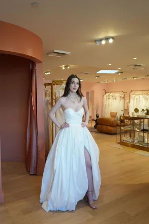 Felicia twisted bodice bridal gown