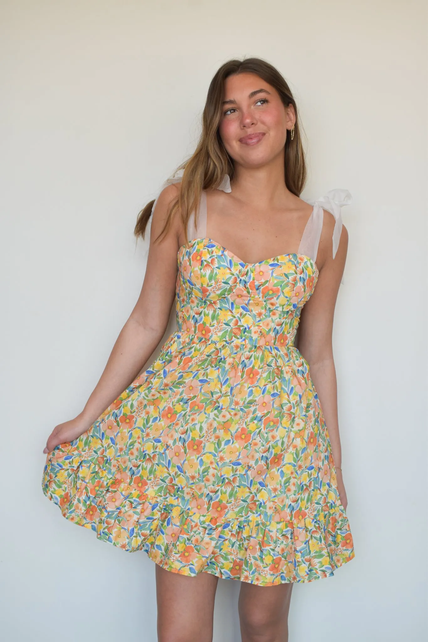 Field of Flowers Mini Dress