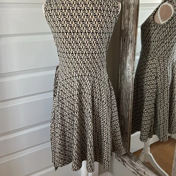 Fit and Flare Faux Wrap Dress