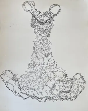 Flared Dress Collograph