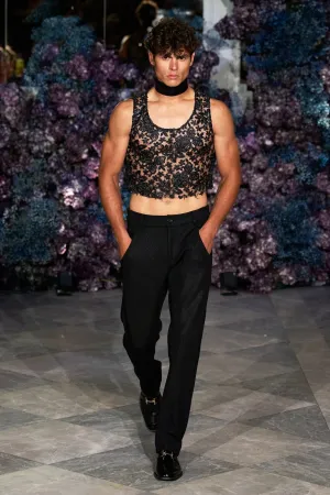 Floral Lace Crop Top
