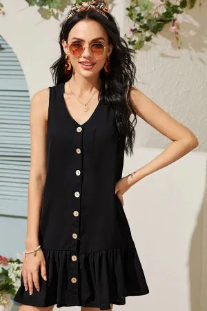 Gathered Hem Dress