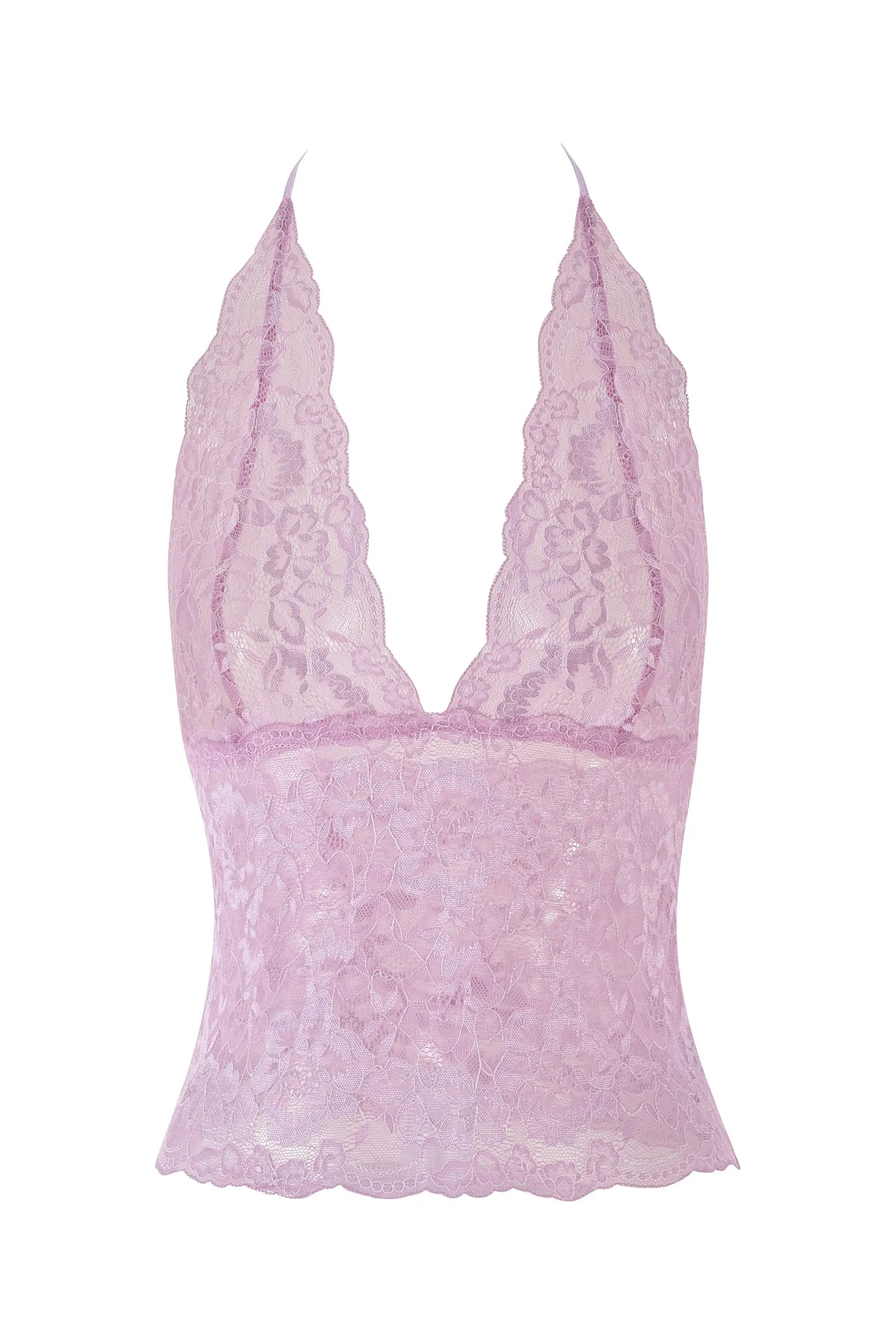 GEM HALTER TOP - PURPLE : LILAC