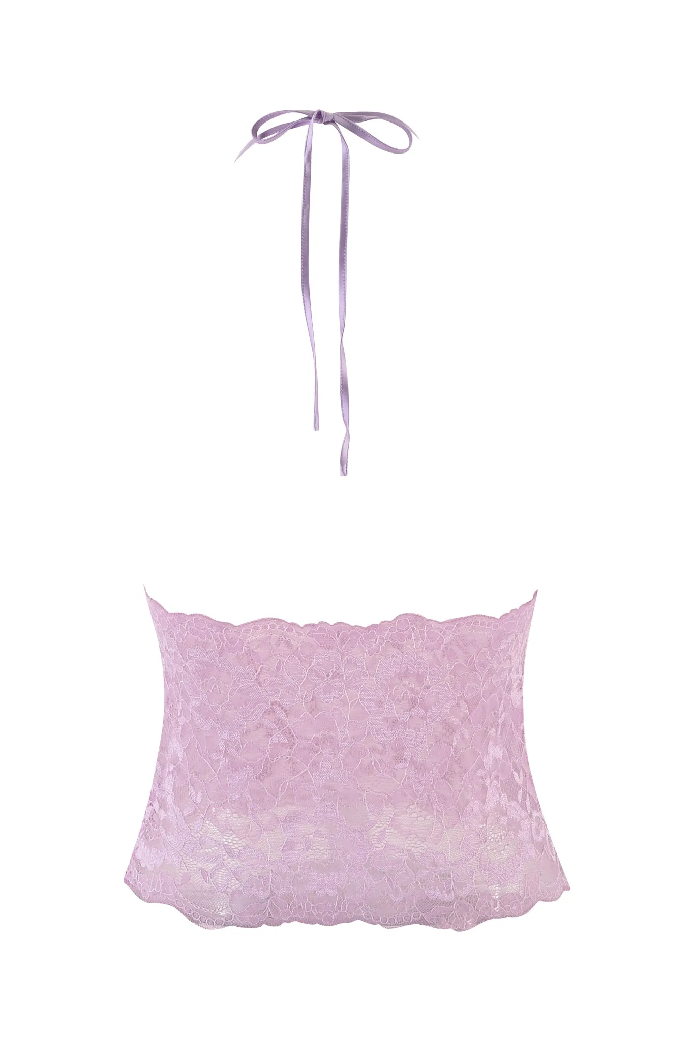 GEM HALTER TOP - PURPLE : LILAC