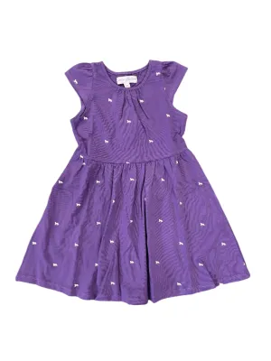 Girls Purple Tiger Dress