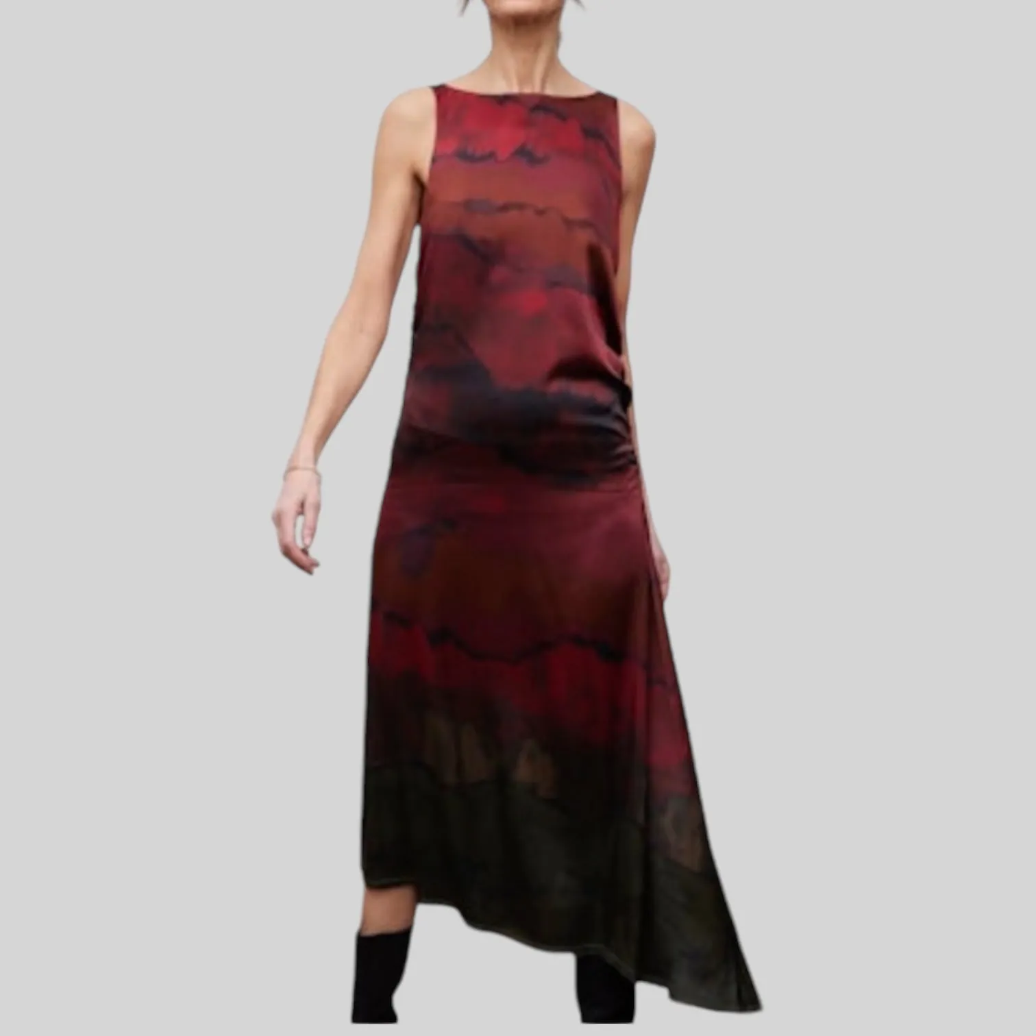 Go Silk Shirr It Up Dress