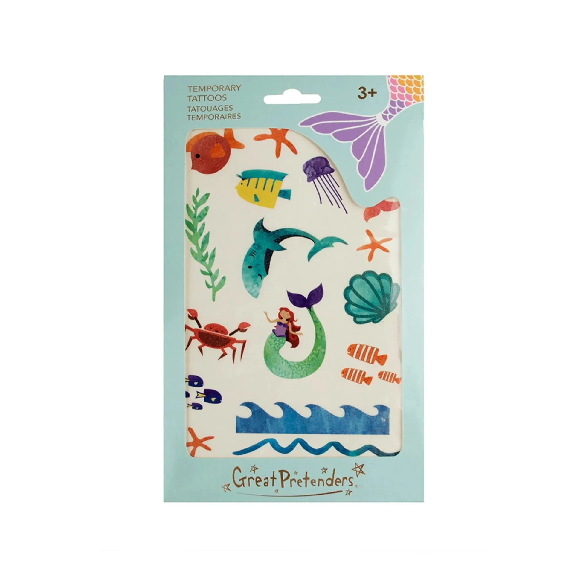 Great Pretenders Temporary Tattoos - Mermaid