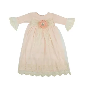 Haute Baby Sweet Angel Gown - Peach