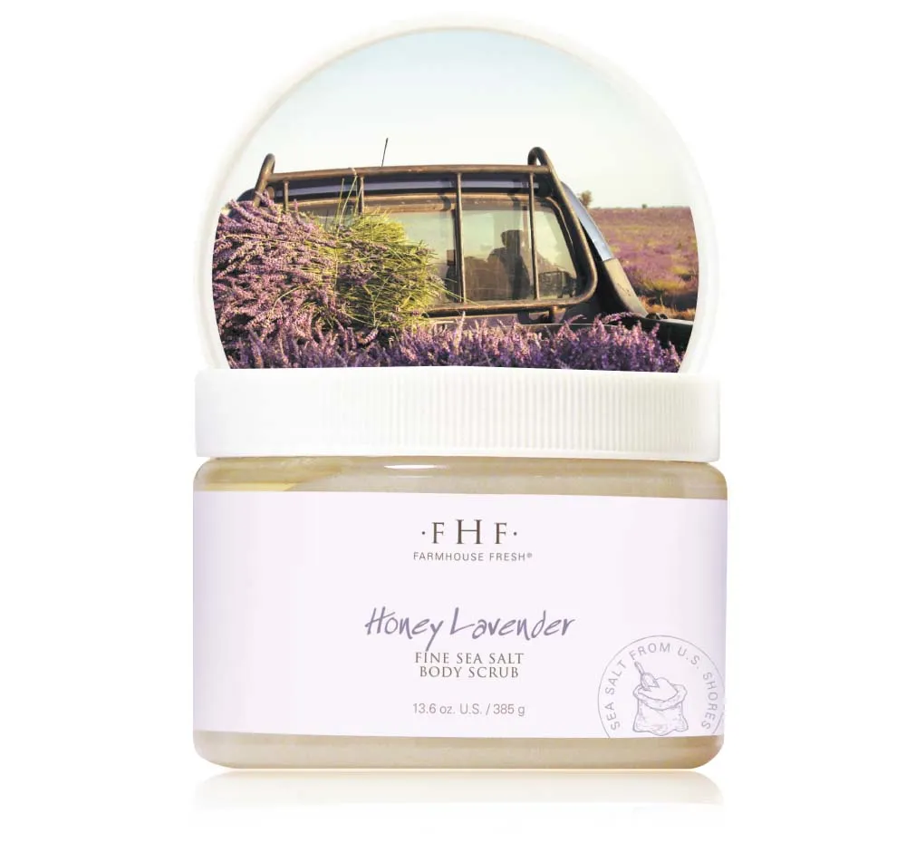 Honey Lavender | Fine Sea Salt Body Scrub