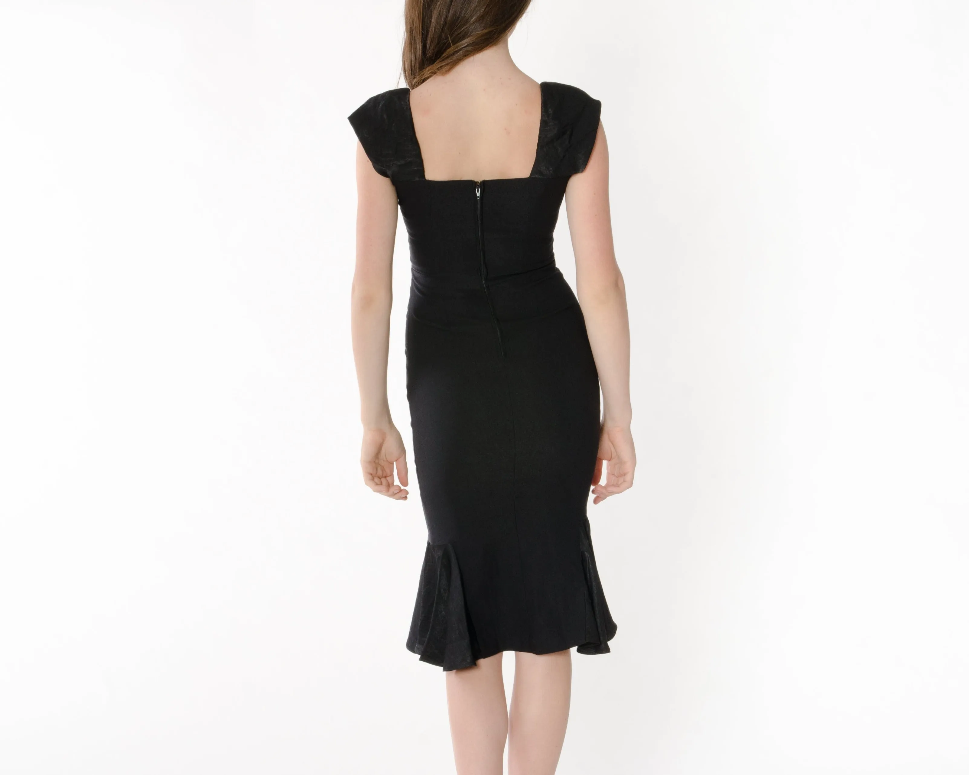 Hour Glass Shaped Gala Fitted Dress