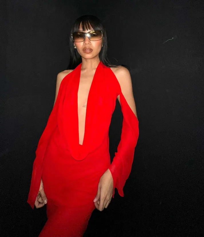 I AM GIA - Rosanna Maxi in Red