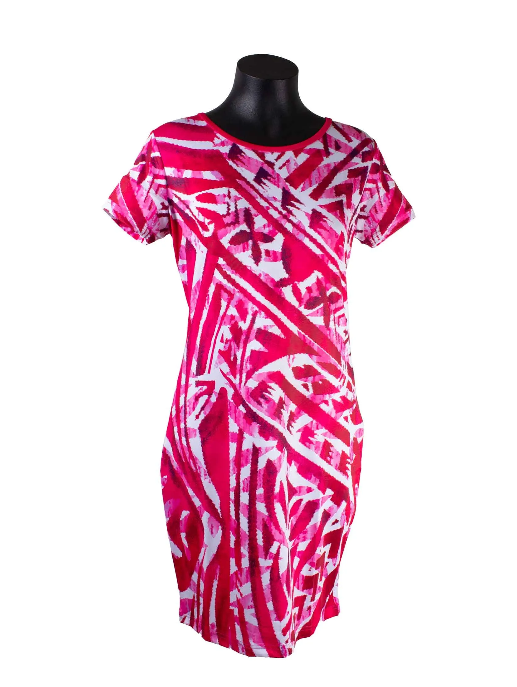 IC Print Body Con Pink