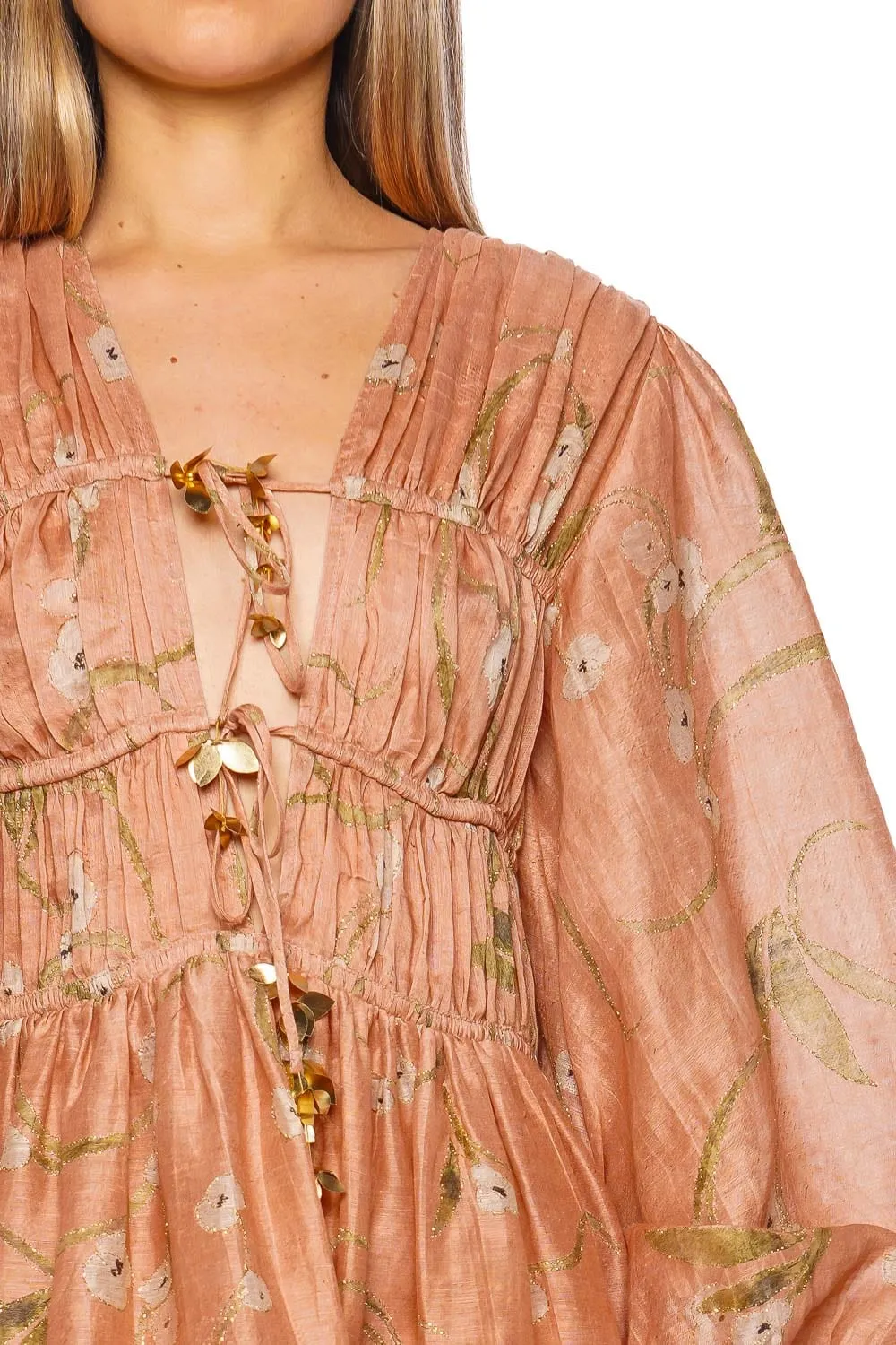Illuminate Drawn Floral Mini Dress