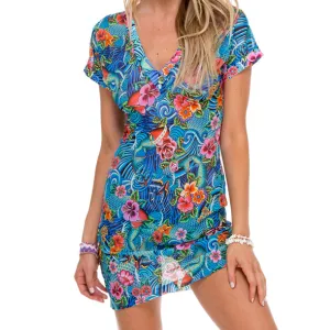 INKED BABE - Vneck Bodycon Dress