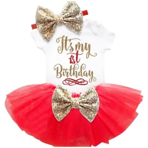 It’s My 1st Birthday Red(in stock)