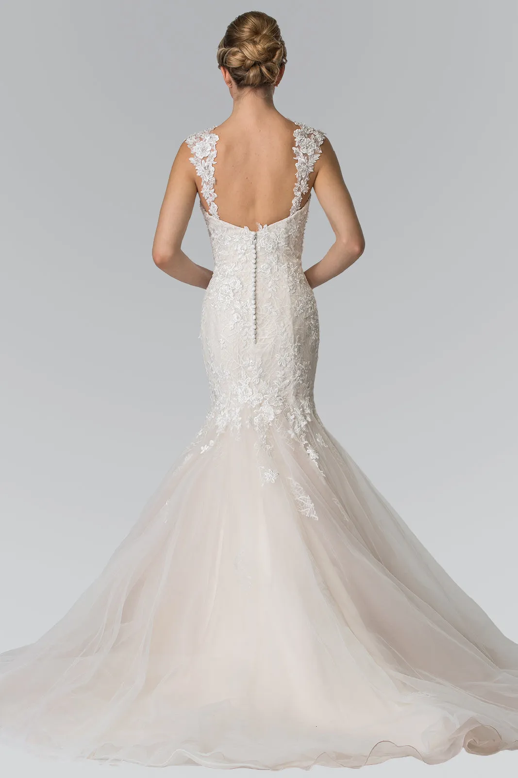 Jada Wedding Dress Sweetheart Neck Mermaid Bridal Gown 2602367HAR-Ivory/Champagne