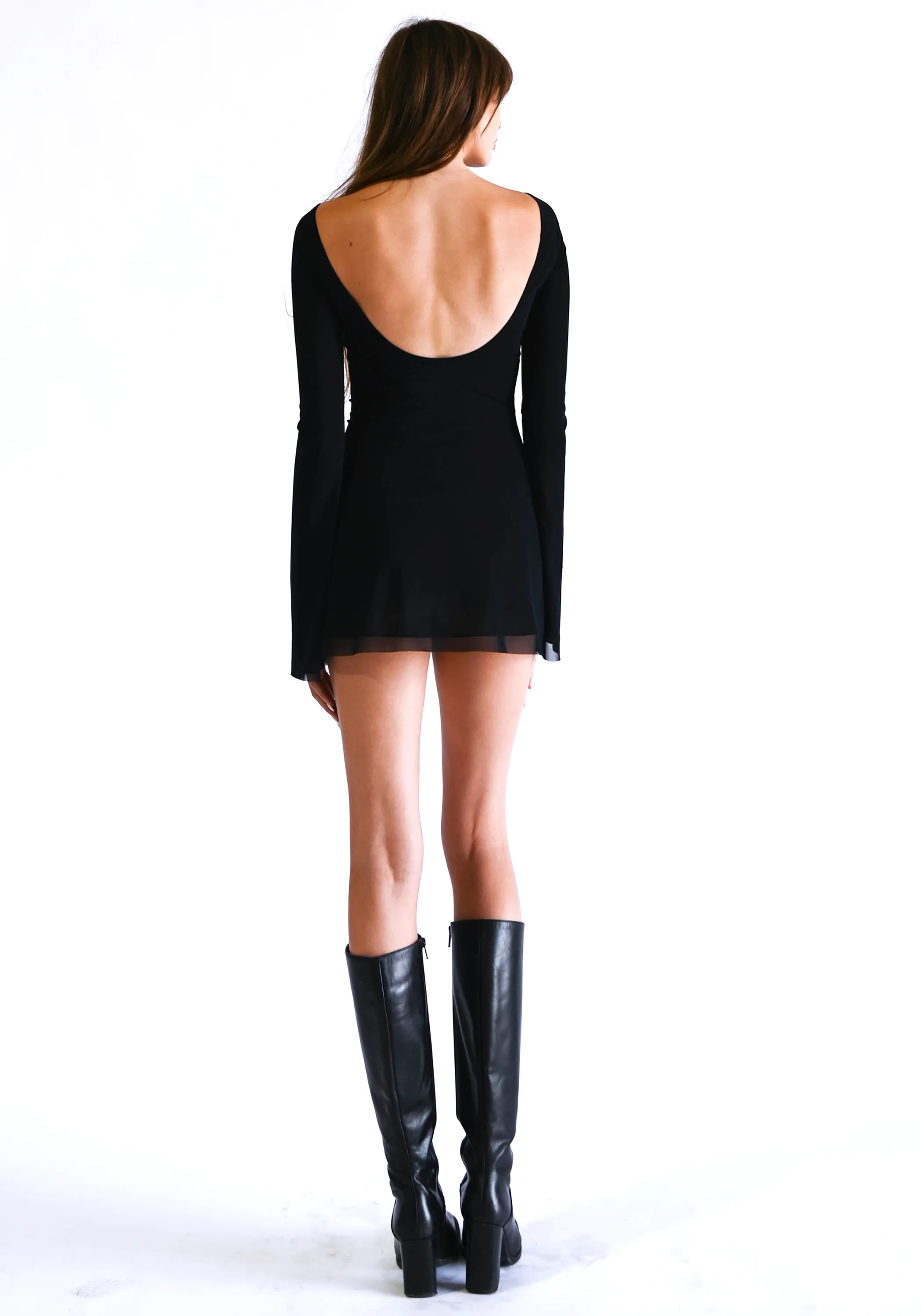Jane Mini Dress in Black