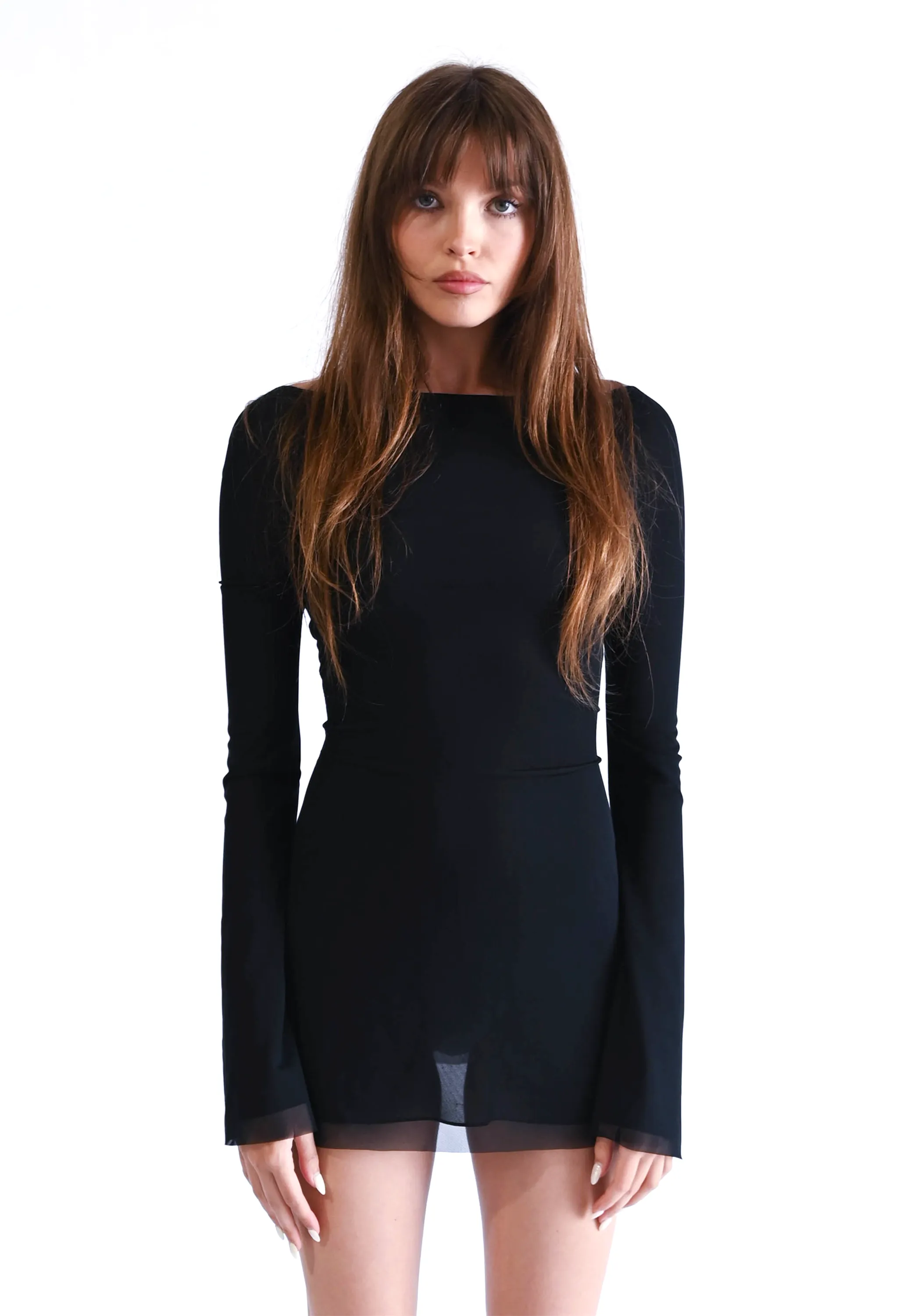 Jane Mini Dress in Black