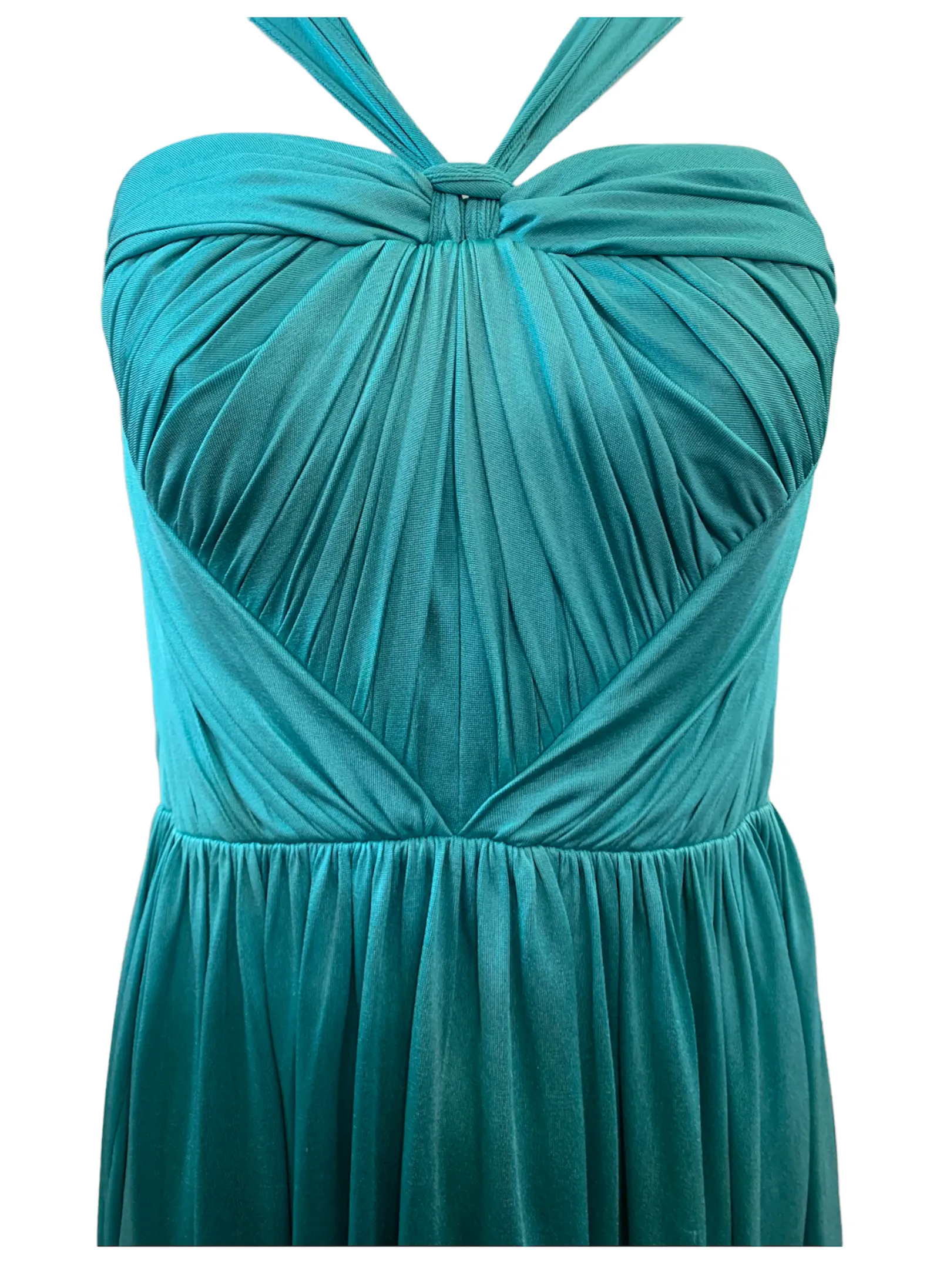 John Galliano for Dior Aqua Silk Jersey Cocktail Dress