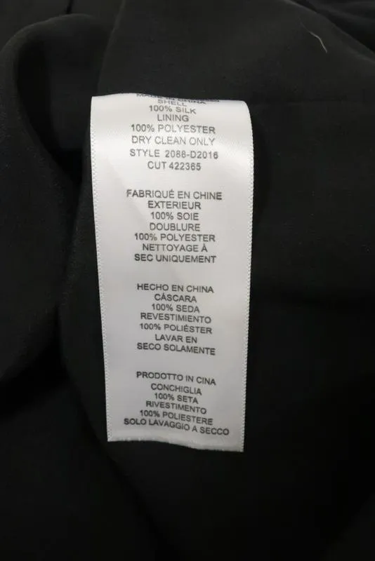 Joie Dress Jossa Black Silk Size Extra Small Sleeveless Blouson Mini