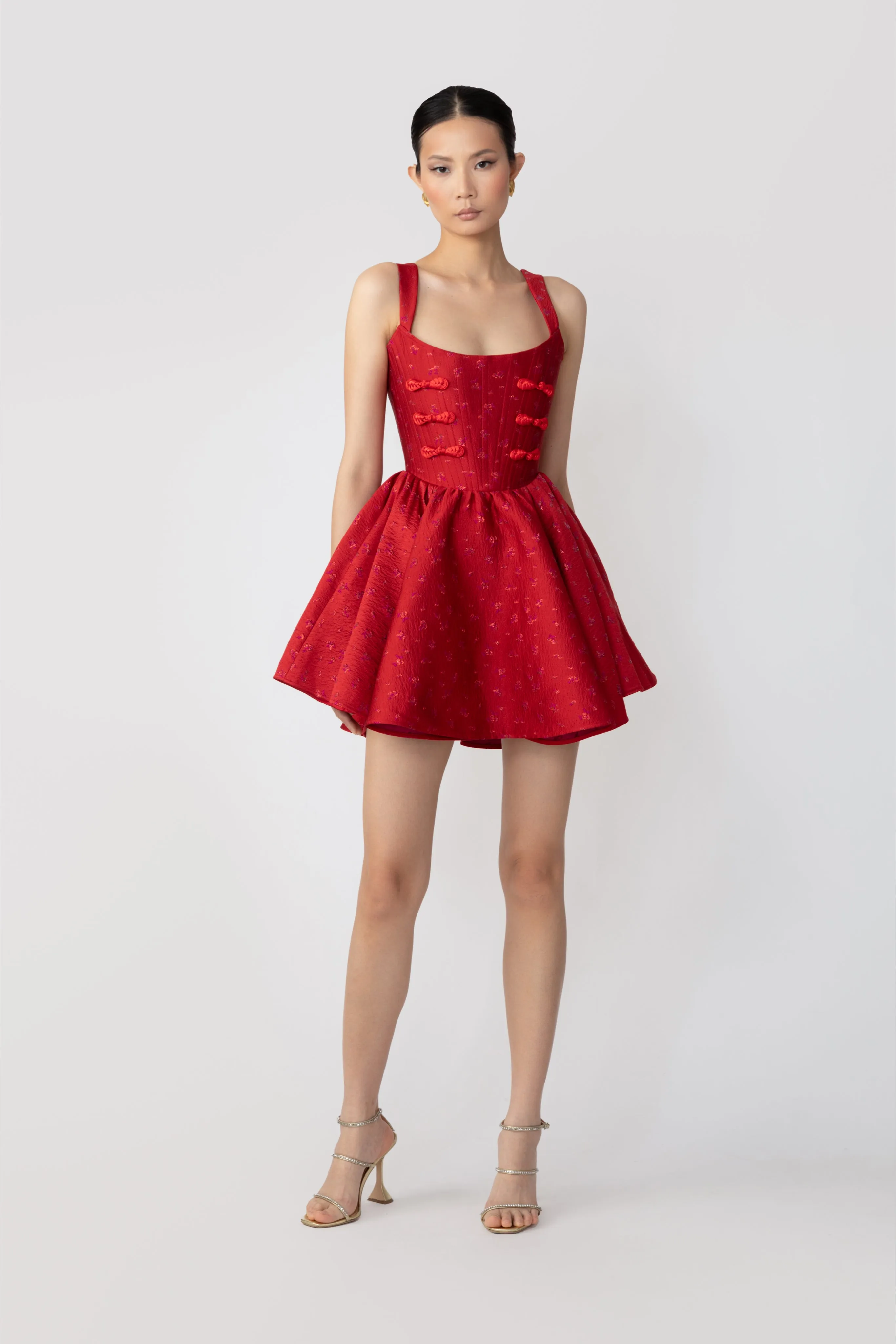 Jolie Jacquard Mini Dress