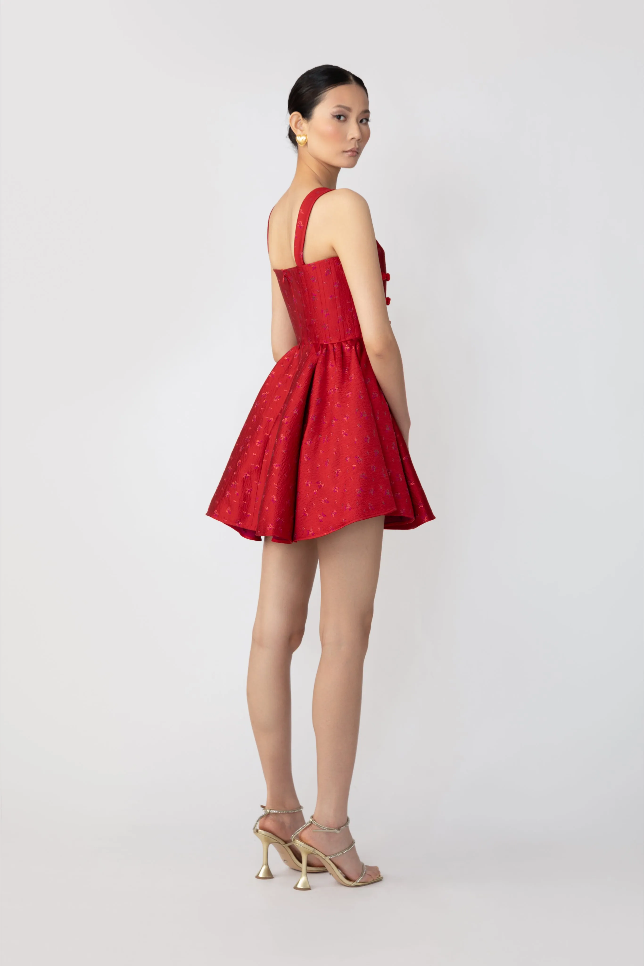 Jolie Jacquard Mini Dress