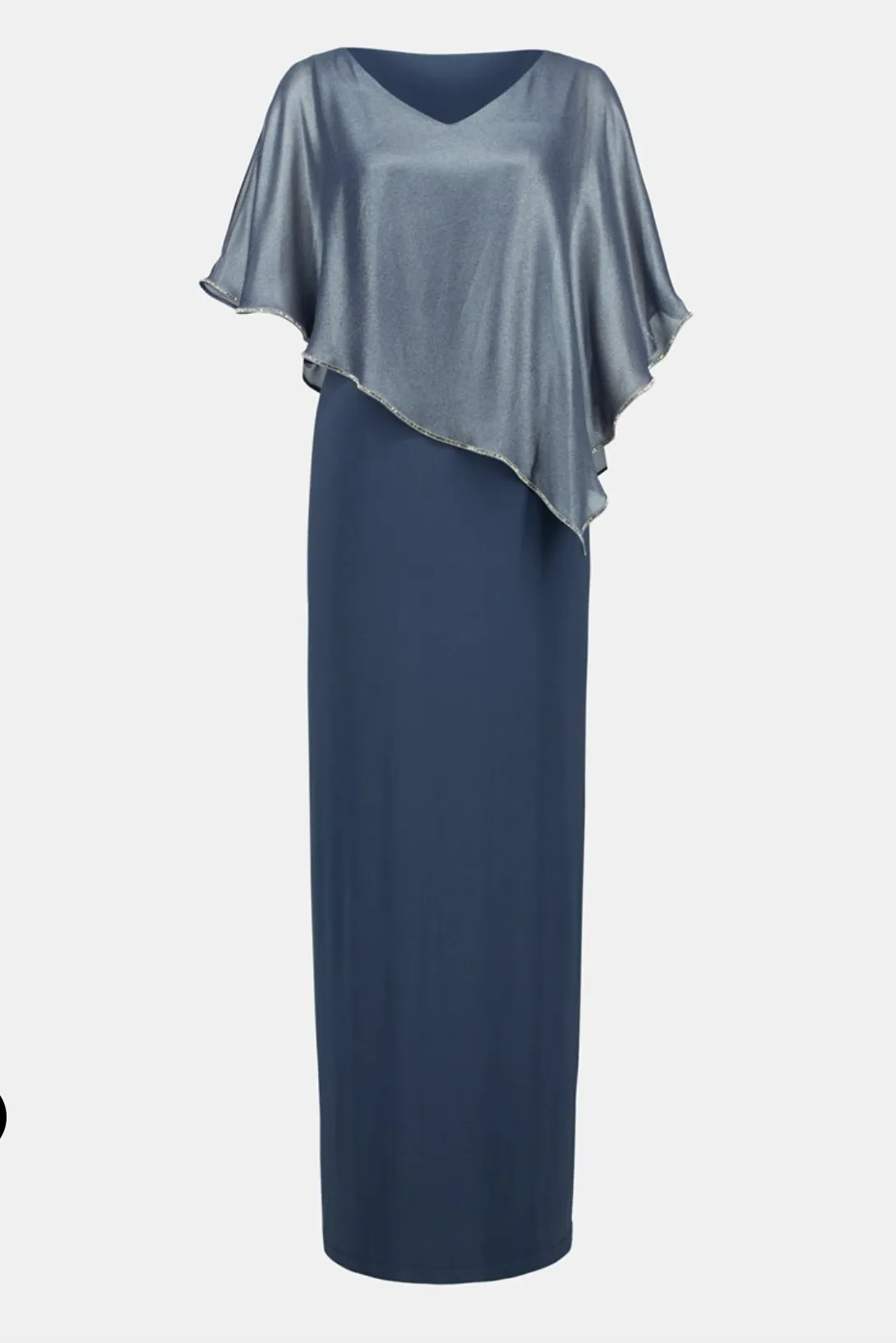 Joseph Ribkoff Cape Overlay Sheath Dress