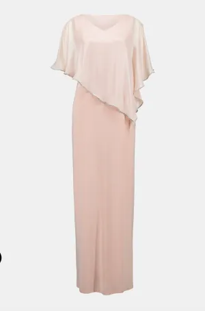 Joseph Ribkoff Cape Overlay Sheath Dress