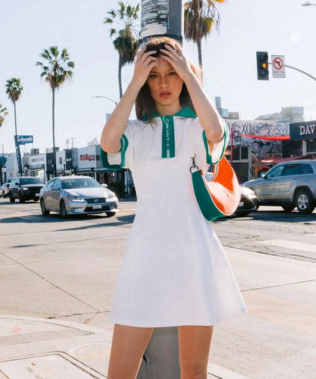 KANDINI Flared Dress - Green