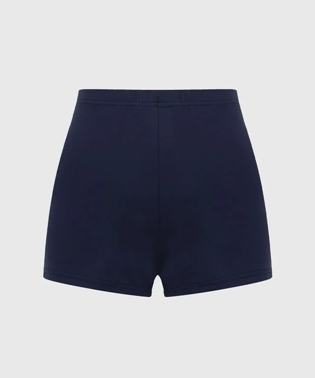 KANDINI Flared Dress - Navy