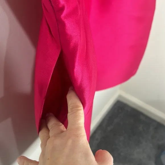 KATE SPADE Hot Pink and Black Fit and Flare Flirty Back Mini Dress Size 4