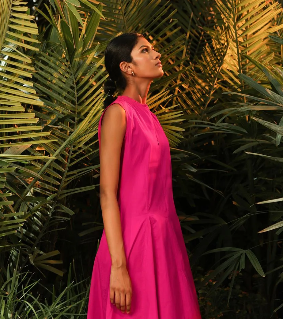 Khara Kapas   -   Hidden Treasure  Pink Pale Moon Dress - Another Day in Paradise