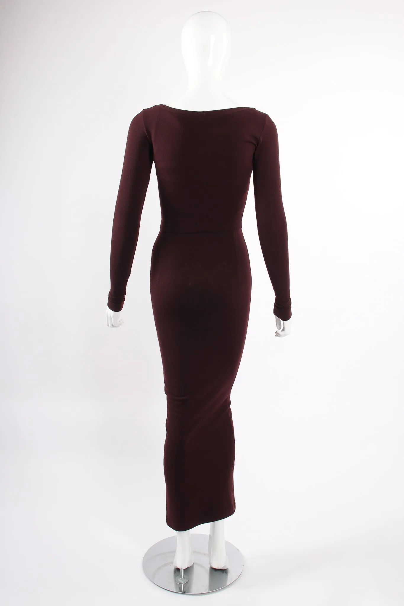 Knit Bodycon Dress & Top Set